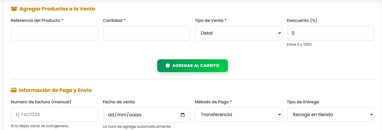 Paso 2 para indicar forma de pago y abonos